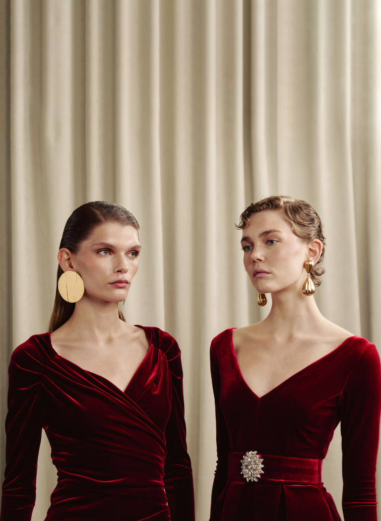 Velvet dresses for the Holiday Season