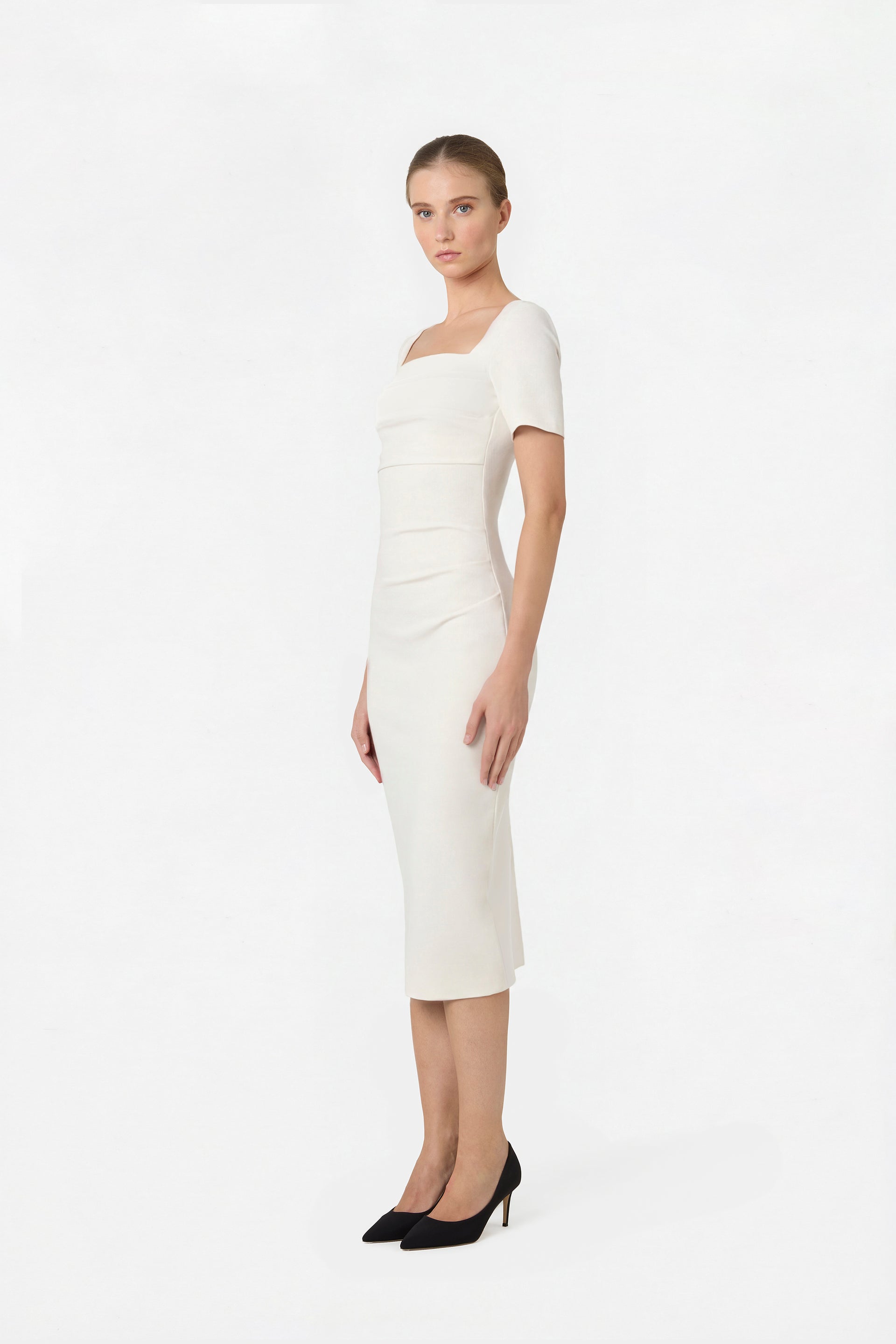 bahira mini dress LAMARQUE Bahira Mini Dress in Mahogany