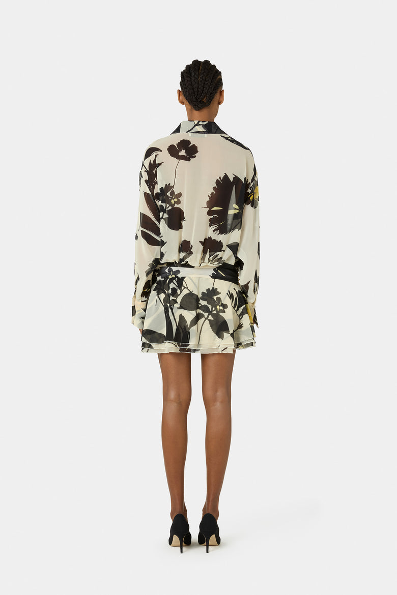 Abito Esdra In Georgette Stampato   4