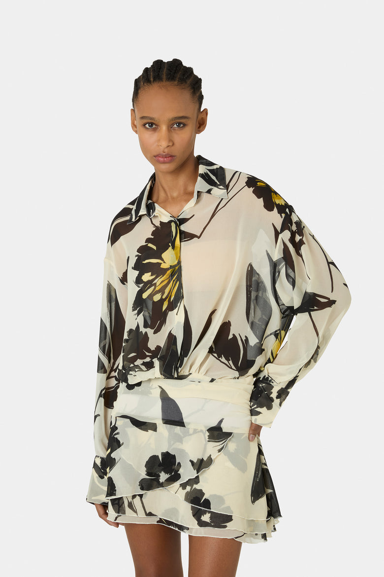 Abito Esdra In Georgette Stampato   5