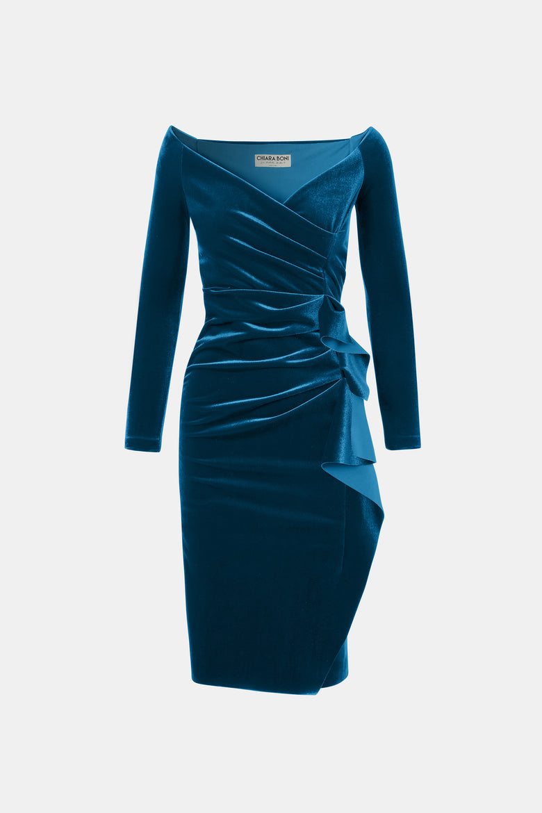 Silveria Velvet Dress   1