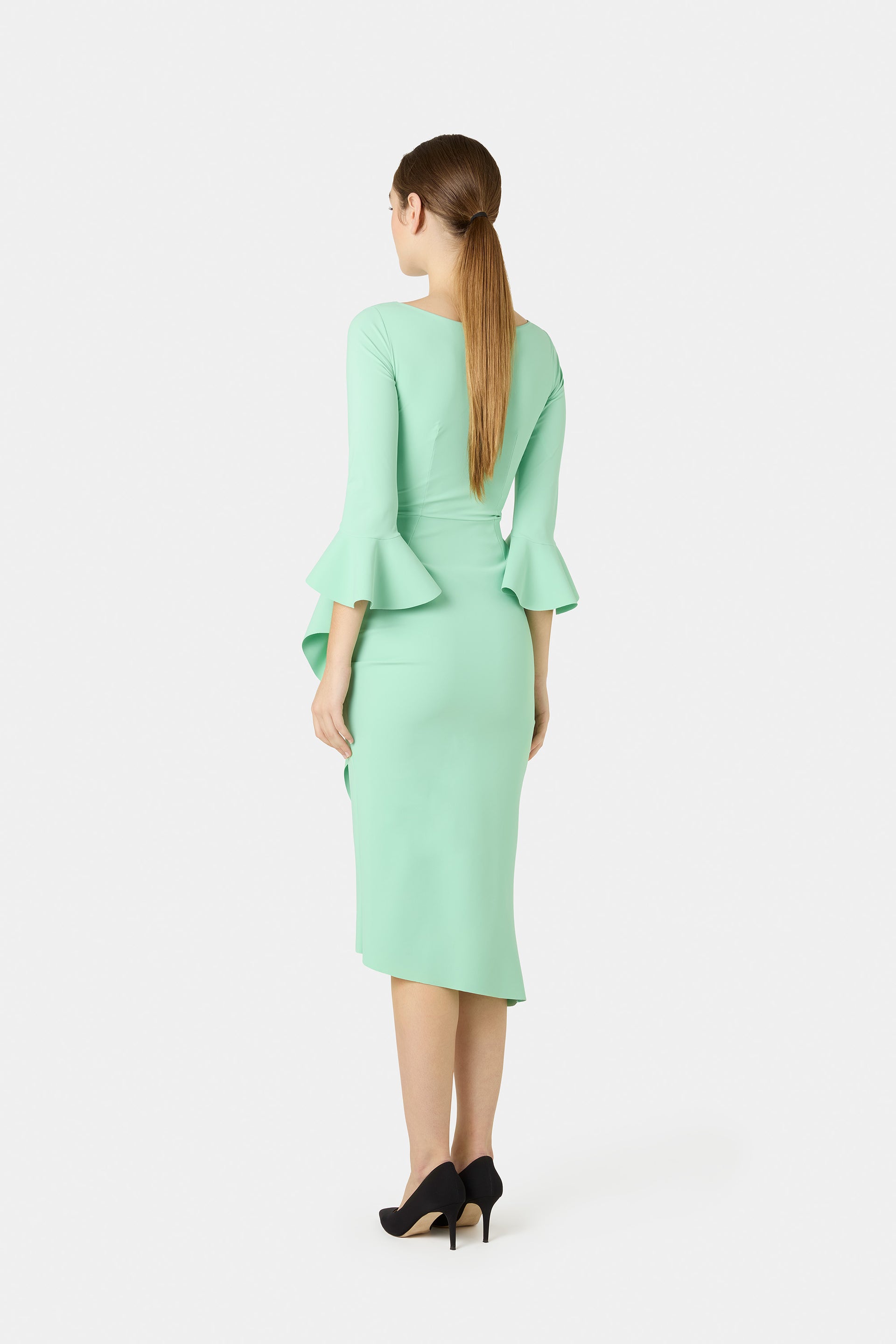 chiara boni green dress Obera Dress