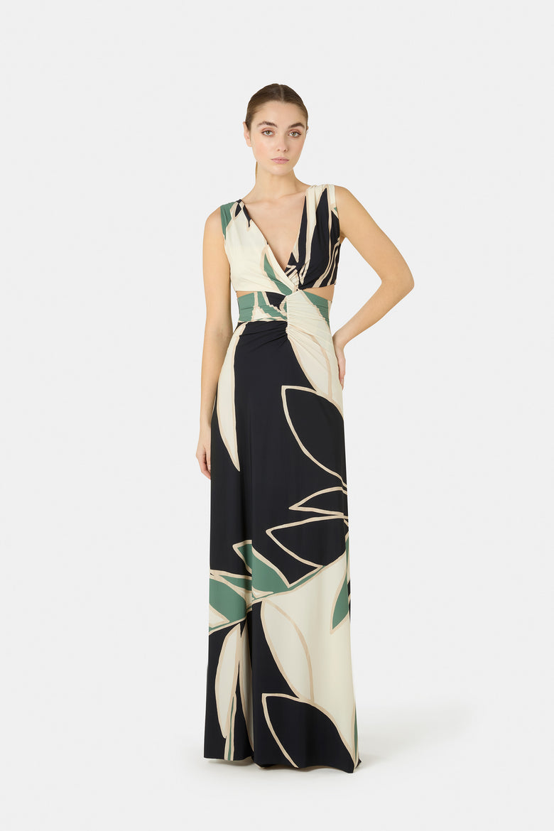 Ayoan Printed Gown   1