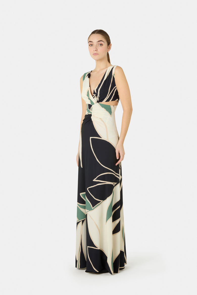 Ayoan Printed Gown   3
