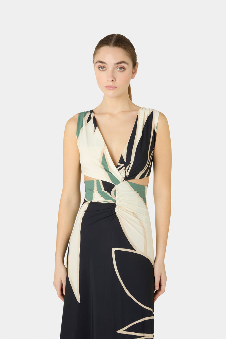 Ayoan Printed Gown   5