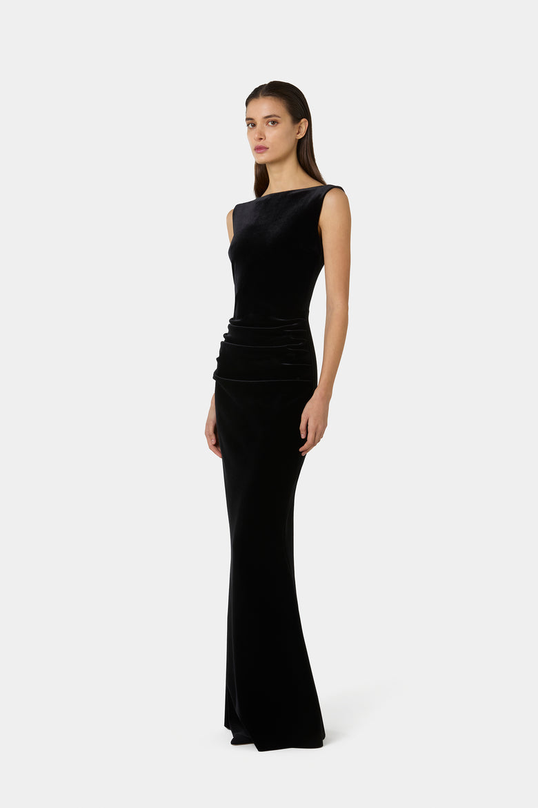 Nima Velvet Gown   3