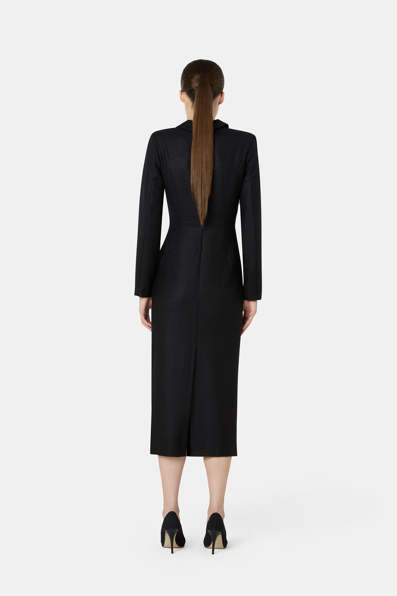 Janbres Midi Wool Dress   4