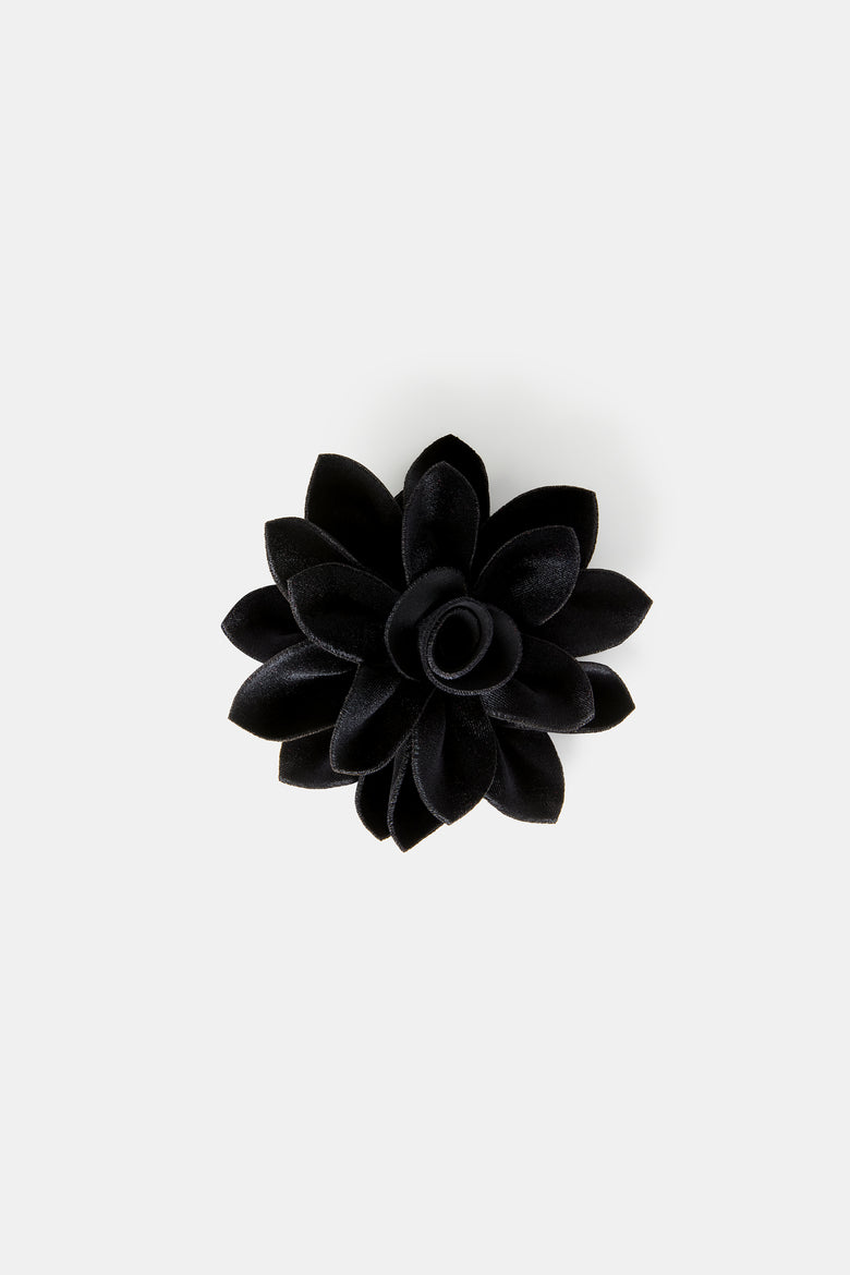 Velvet Flower Brooch   1