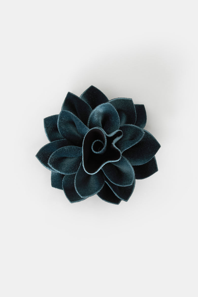 Velvet Flower Brooch   1