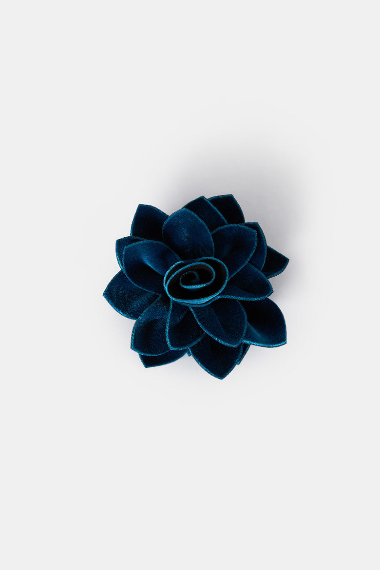 Velvet Flower Brooch   1