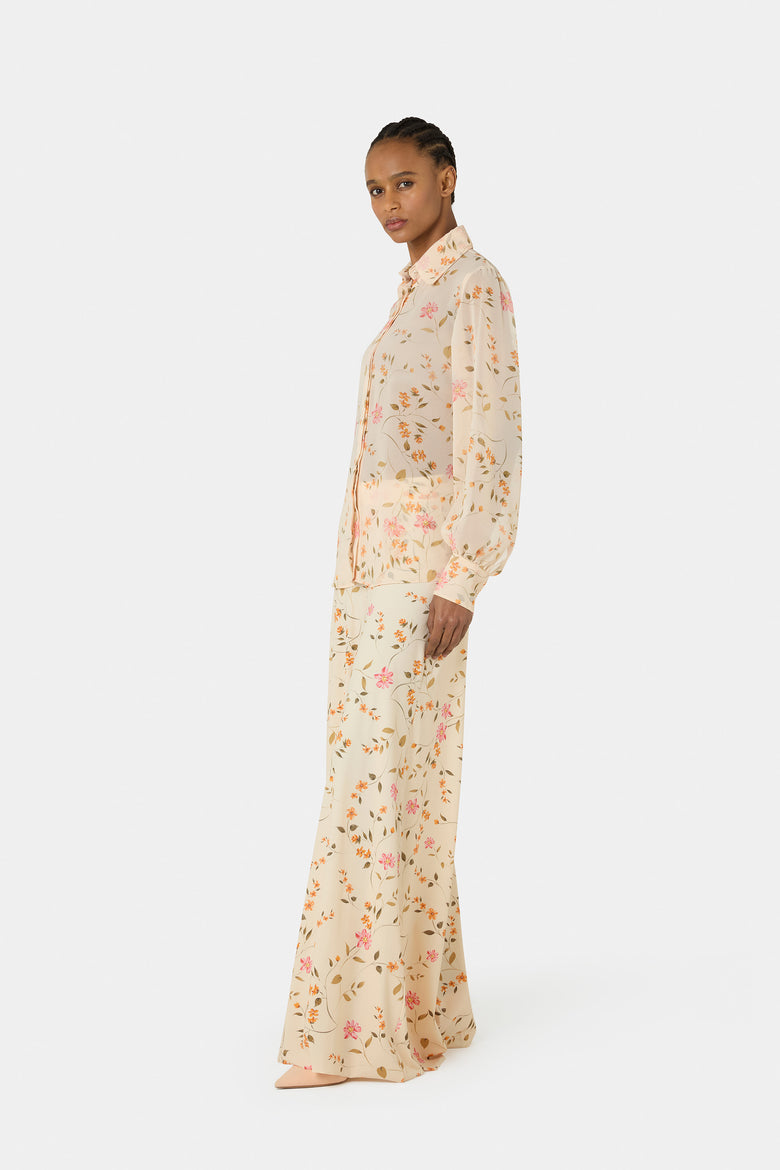 Camicia Maja In Georgette Stampata   3