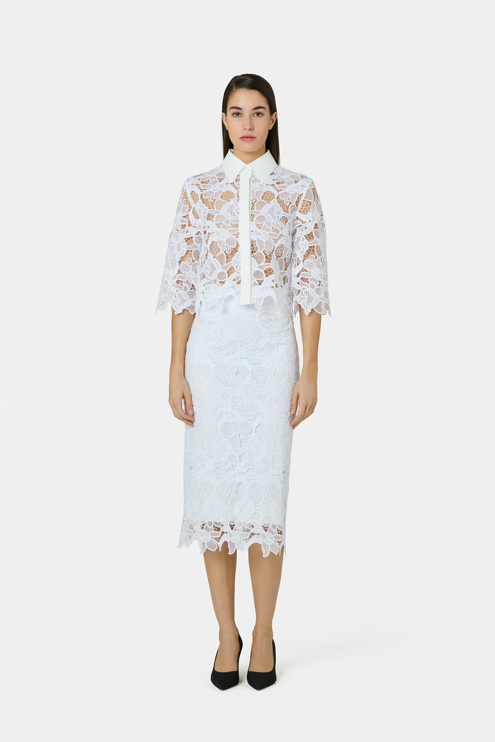 Euryd Lace Shirt | Chiara Boni La Petite Robe®