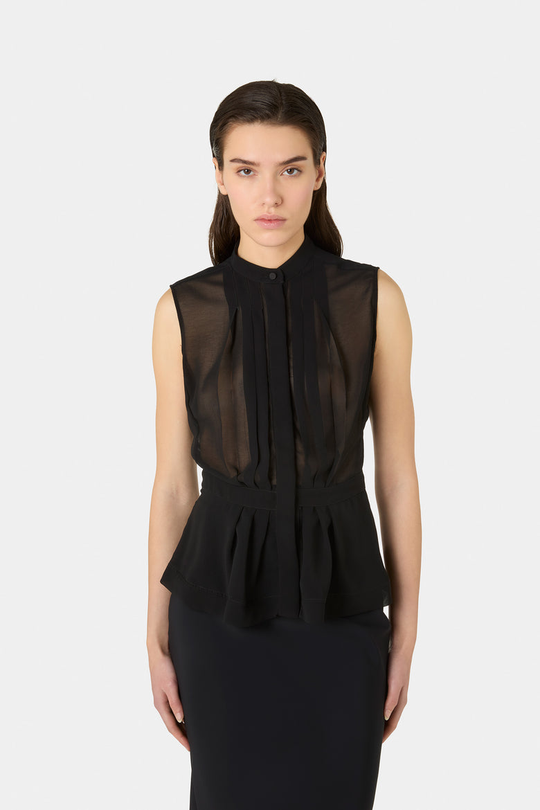 Gentia Georgette Shirt   5