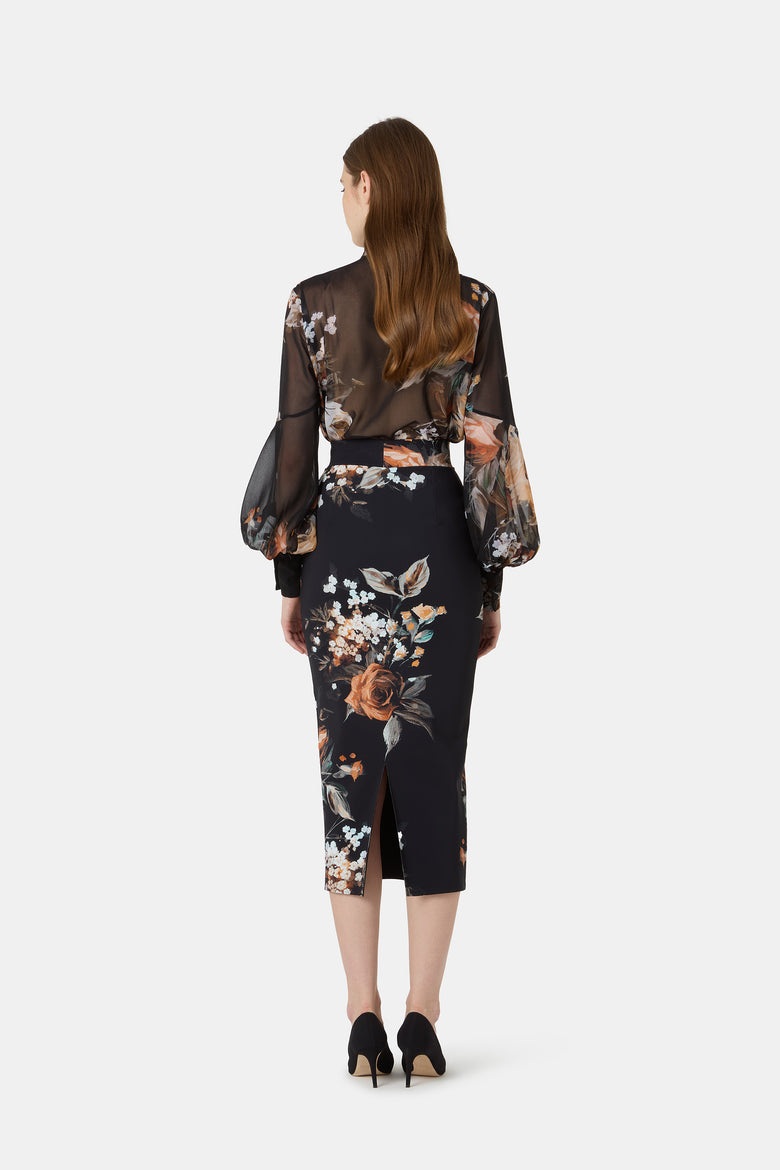 Luminette Midi Printed Skirt   4