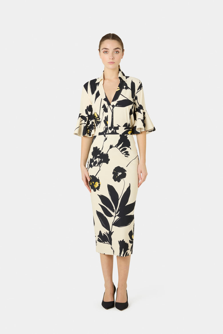 Luminette Midi Printed Skirt   1