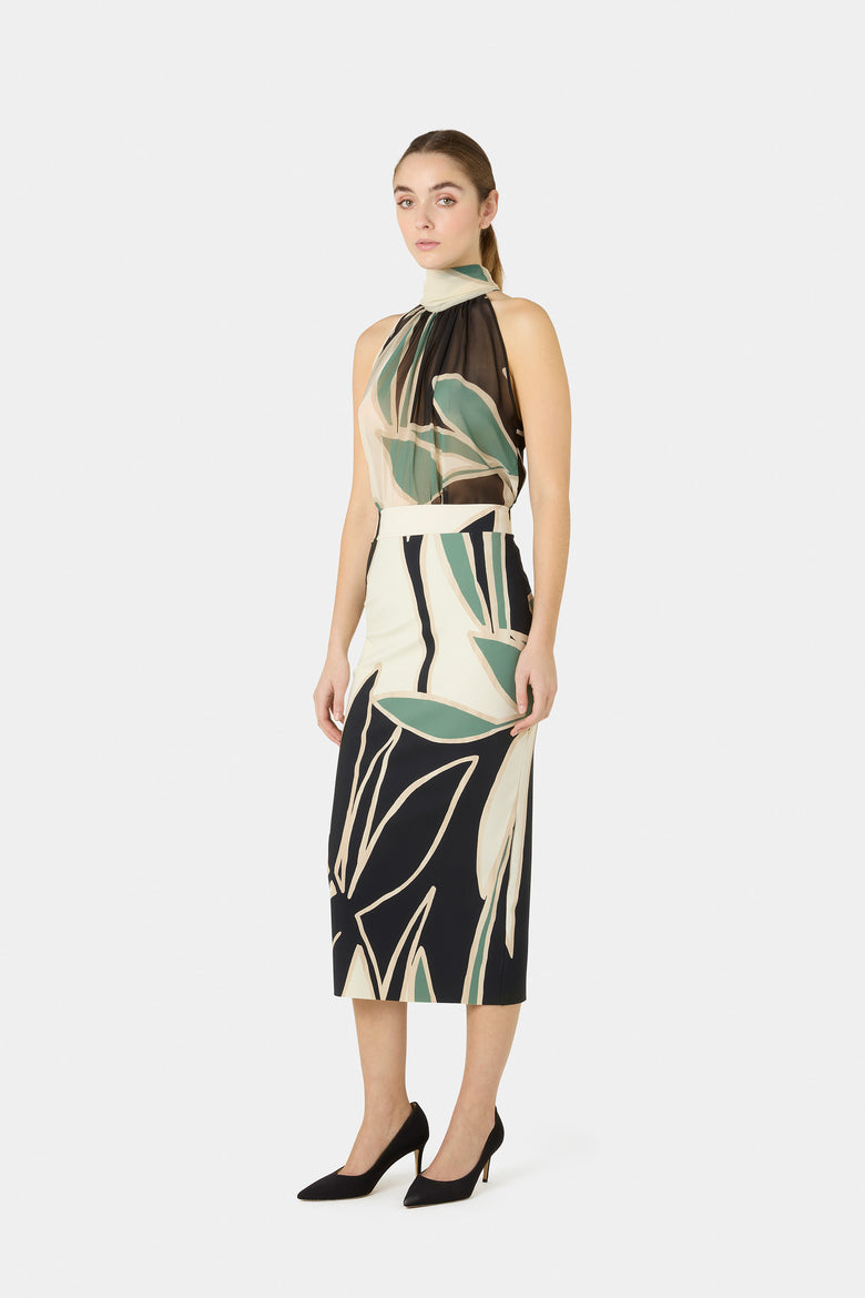 Luminette Midi Printed Skirt   3