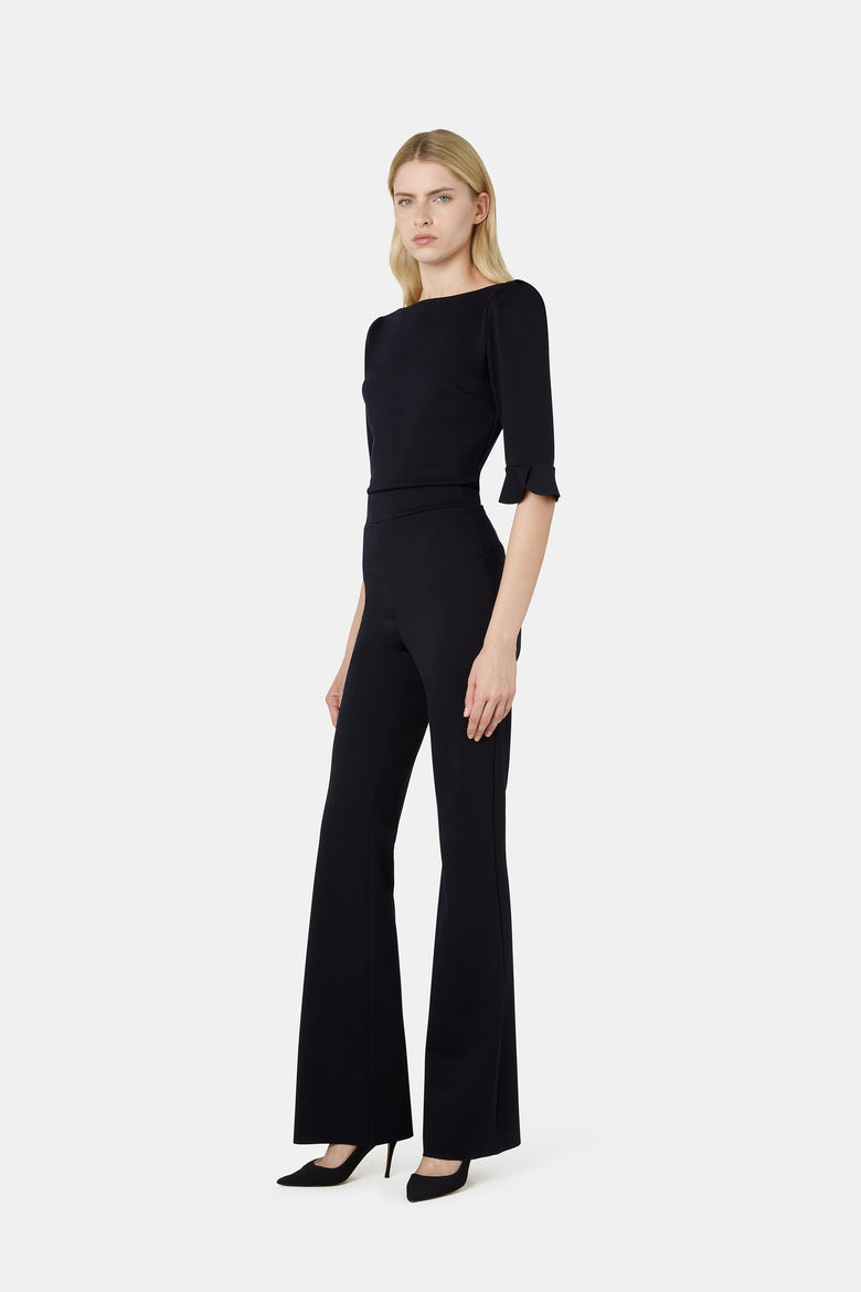 Venusette High Waisted Wool Pants   3