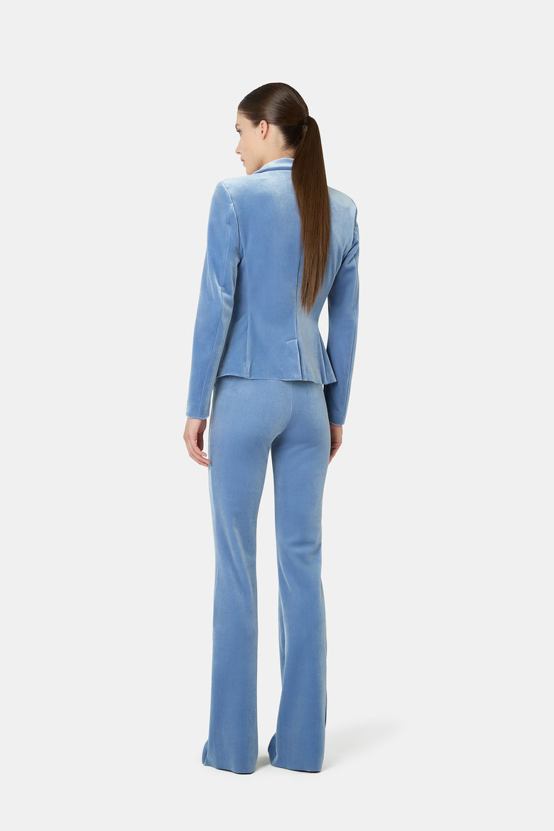 Venusette High Waisted Velvet Pants   4