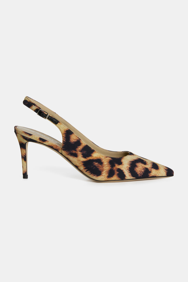 Slingback In Jersey Stampato   1