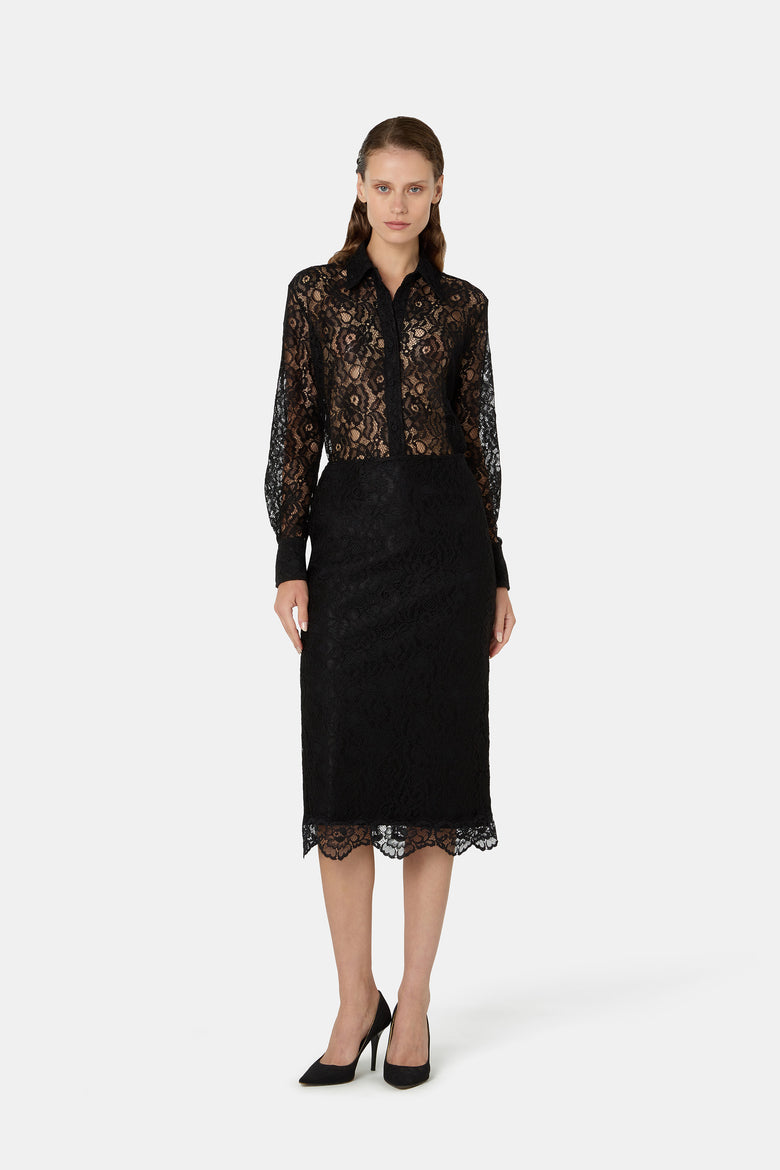 Camicia Manal In Pizzo   1