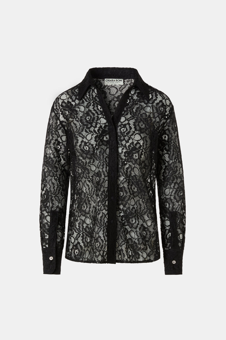 Camicia Manal In Pizzo   1