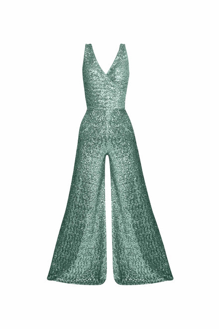 TRIFONE SEQUINED JUMPSUIT