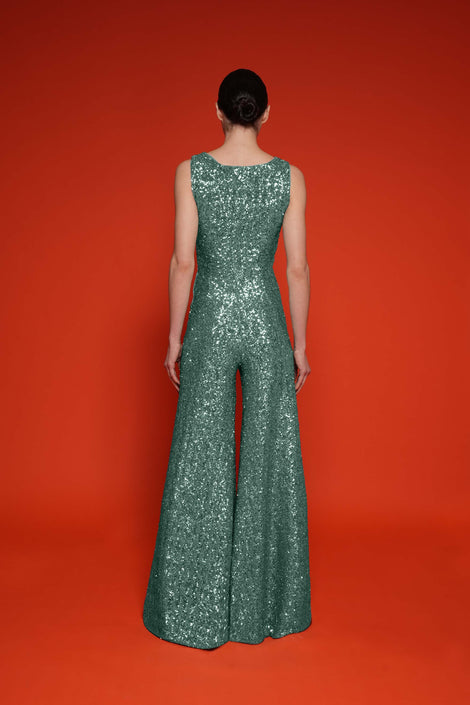 TRIFONE SEQUINED JUMPSUIT